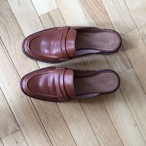 Madewell leather Lugsole slide size 6